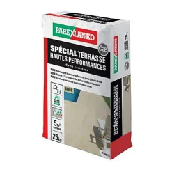 Colle à carrelage beige spéciale terrasse 25 kg-Parexlanko New
