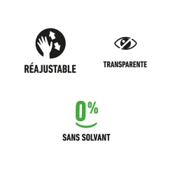 Colle Bois Prise Progressive Transparente Tube 125 ml^Sader Clearance