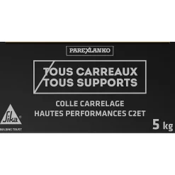 Colle carrelage blanche hautes performances 5 kg-Parexlanko Discount