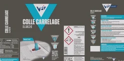 Colle carrelage blanche, le sac de 5 kg-VPI Outlet