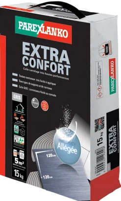 Colle carrelage Extra confort Allégée 15 kg^Parexlanko
