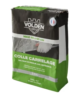 Colle carrelage sol int/ext et mur intérieur gris C2E 25kg-Volden Clearance