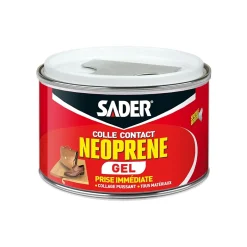 Colle contact néoprène en gel tous matériaux pot de 250 ml^Sader Outlet