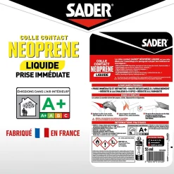 Colle contact néoprène liquide tous matériaux tube de 55 ml-Sader Outlet