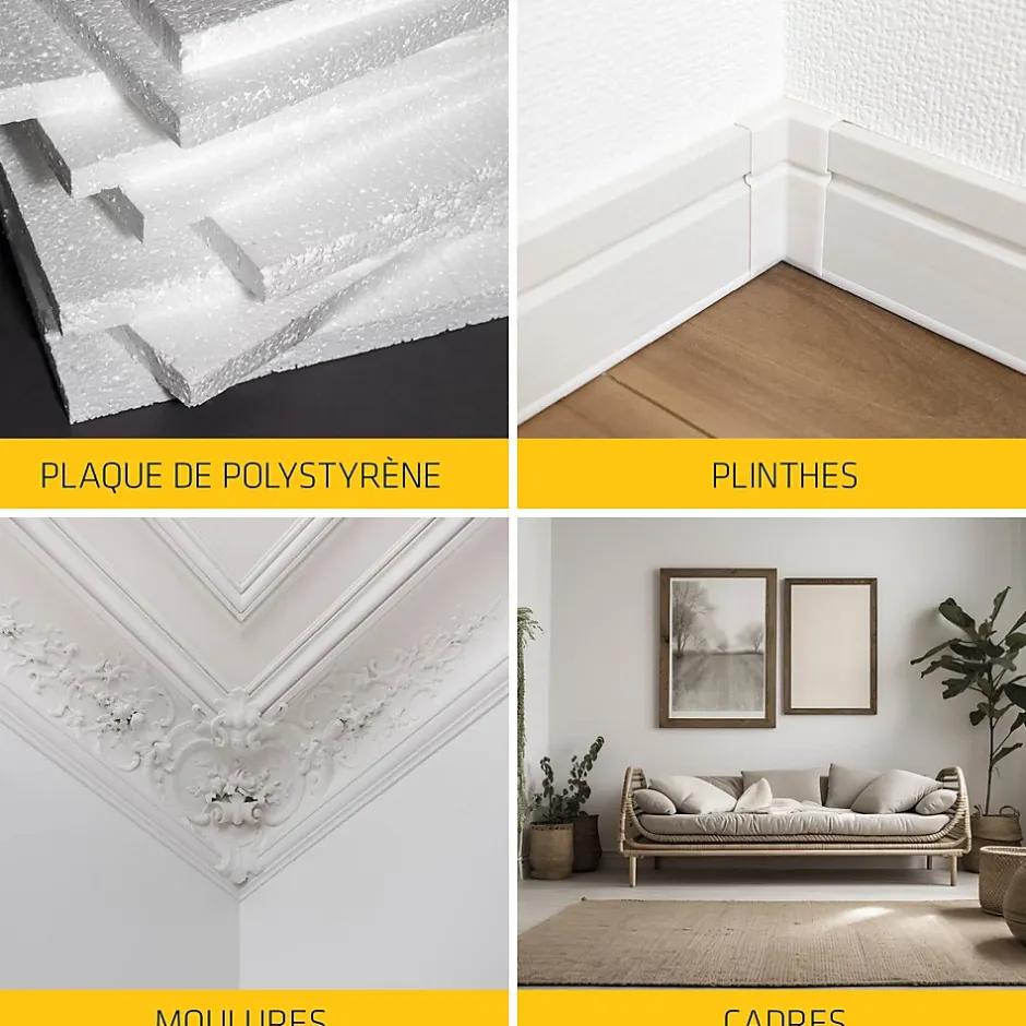 Colle d'agencement rapide bond 240 410gr blanc^Sika Outlet