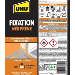 Colle de fixation néoprène beige cartouche 350g-UHU Online