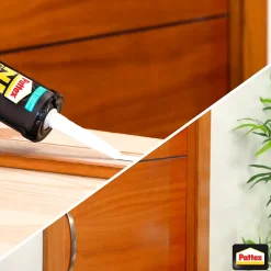 Colle de fixation vendue par 3 Ni clou Ni vis couleur transparent résistance 100 kg / cm² séchage en 12 h^Pattex Hot