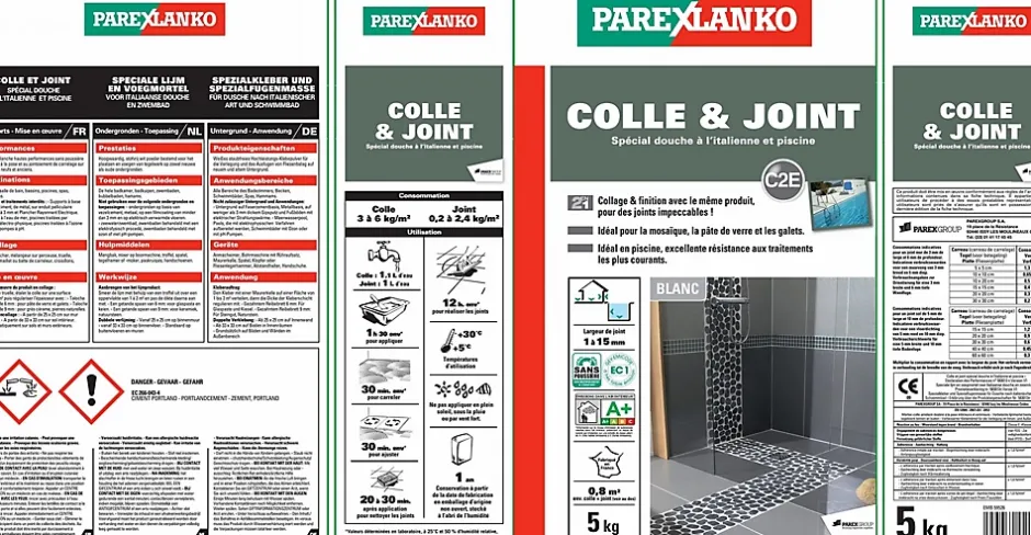 Colle et joint spéciale douche italienne 5 kg^Parexlanko Online