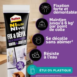 Colle fixation Fix & Défix quincaillerie tube 44g^Pattex Online