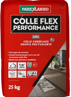 Colle Flex performance gris tous type de carreaux 25Kg^Parexlanko Sale