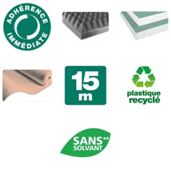 Colle mastic et revêtements isolants 6kg^ New