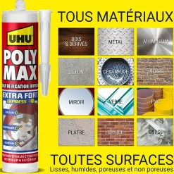 Colle mastic extra forte express invisible 300g^UHU Online