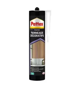 Colle mastic fixation panneaux décoratifs 470g-Pattex Outlet