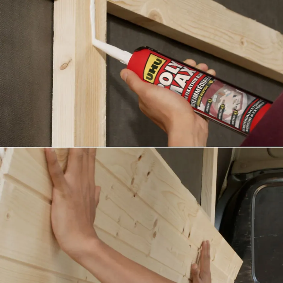 Colle mastic prise immédiate express blanc cartouche 425g-UHU Best