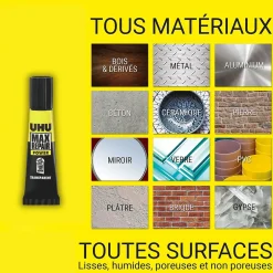 Colle Max Repair 8 grammes Transparent^UHU Outlet