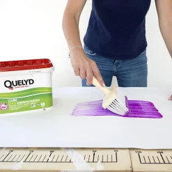 Colle papier peint pâte avec indicateur coloré 1kg^Quelyd New