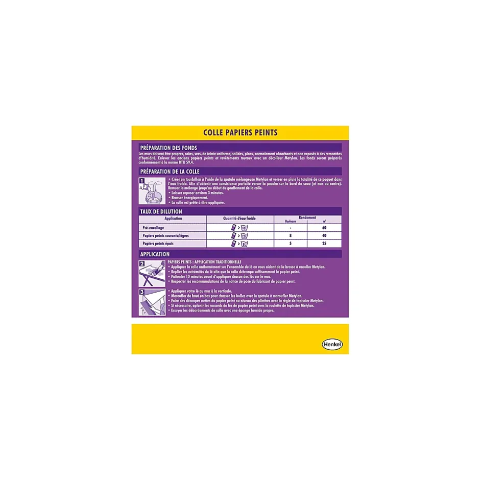 Colle papier peint universelle 250g^Metylan Discount