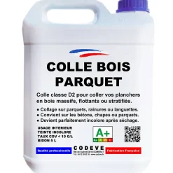 Colle Parquet - 20 L - Codeve Bois - Pour L'assemblage De Votre Parquet, Plancher, Escalier Ou Autre Sol En Bois.-Codève Bois Best