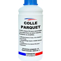 Colle Parquet - 1 L - Codeve Bois - Pour L'assemblage De Votre Parquet, Plancher, Escalier Ou Autre Sol En Bois.-Codève Bois Online