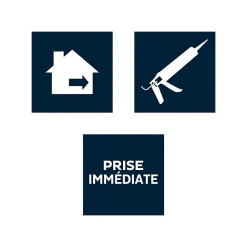 Colle Parquets Fixation Plinthes Cartouche 310 ml^Bostik