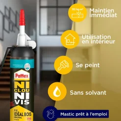 Colle Ni Clou Ni Vis extra fort et rapide cartouche 200g-Pattex
