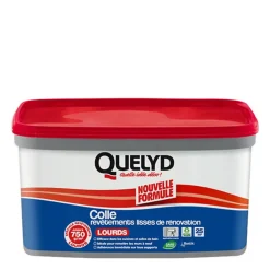 Colle pour revêtements lisses de rénovations lourds (jusqu'à 750g/m²) pâte 5kg-Quelyd Outlet