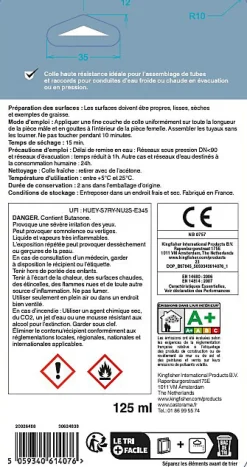 Colle pour tuyau de PVC 125 ml-Volden Best