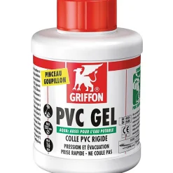 Colle PVC gel aqua - 500 ml --Griffon