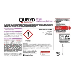 Colle pour Dalles de plafond Pâte 7 kg-Quelyd Clearance