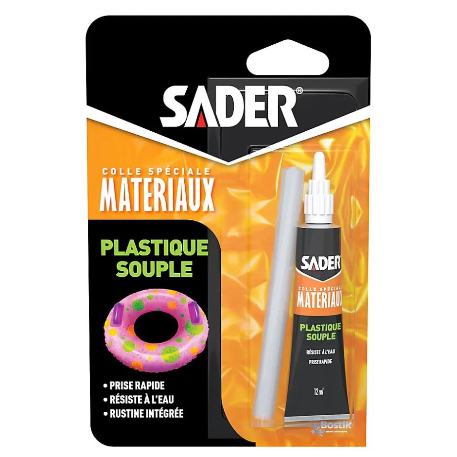 Colle pour Plastique Souple Tube 12 ml^Sader Discount