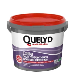 Colle spéciale plafonds - toile de verre et revêtements de rénovation pâte 6kg^Quelyd Discount