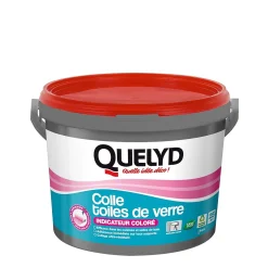 Colle toile de verre pâte avec indicateur coloré 5kg^Quelyd Discount