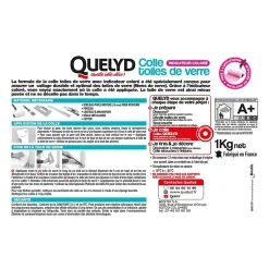 Colle toile de verre pâte avec indicateur coloré 1kg-Quelyd Discount
