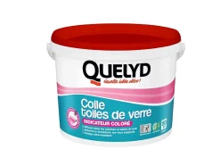 Colle toile de verre pâte avec indicateur coloré 10kg-Quelyd New