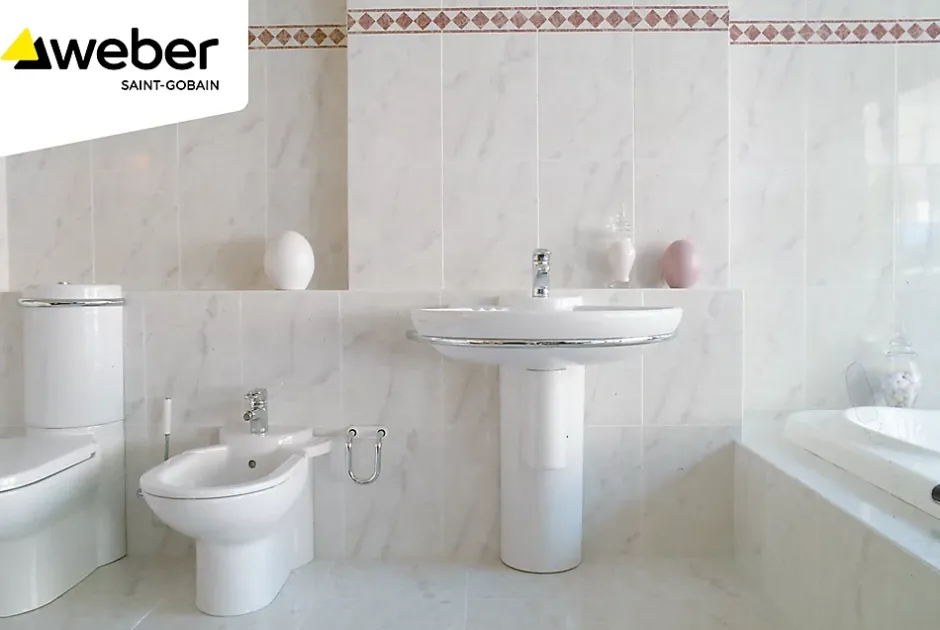 Colle tous carreaux neufs et réno blanc Weber 25kg^Weber Saint-Gobain Clearance