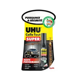 Colle Colle Tout Super format liquide 3 grammes-UHU Discount