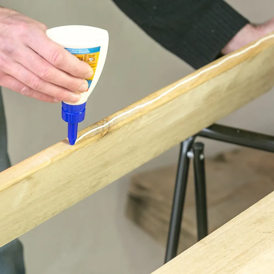 Colle vinylique type D3 renforcée en fibres naturelles bois et dérivés 500g-Cyanolit Discount