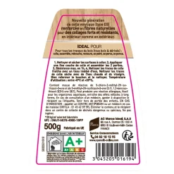 Colle vinylique type D3 renforcée en fibres naturelles bois et dérivés 500g-Cyanolit Discount