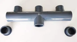 Collecteur nourrice PVC 63mm PN16 1 entrée 5 sorties Femelle Male 6,3cm^Codital