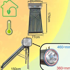 Collecteur pressurisé avec réservoir 100L 1 pièce.^Thunder