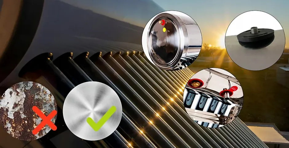 Collecteur solaire non pressurisé avec réservoir 100L 1 pièce.^Thunder Hot