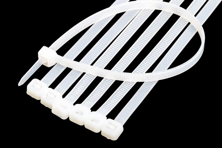 Colliers de fixation en nylon. Blancs. 4,8x300 - 100pces^Velamp Clearance