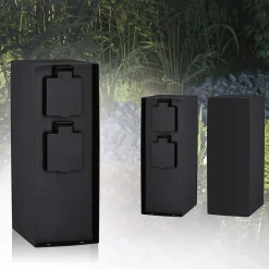 Colonne de prises Rio Double IP44 Anthracite^Paulmann Outlet