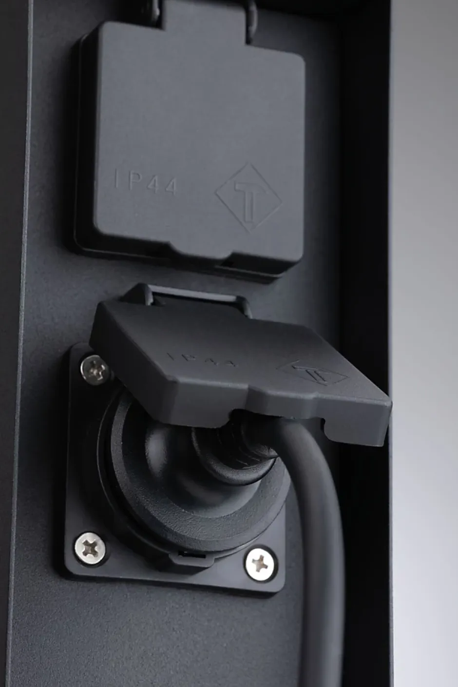 Colonne de prises Rio Interrupteur crépusculaire IP44 Anthracite^Paulmann Discount