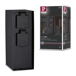 Colonne de prises Rio Quadruple IP44 Anthracite^Paulmann