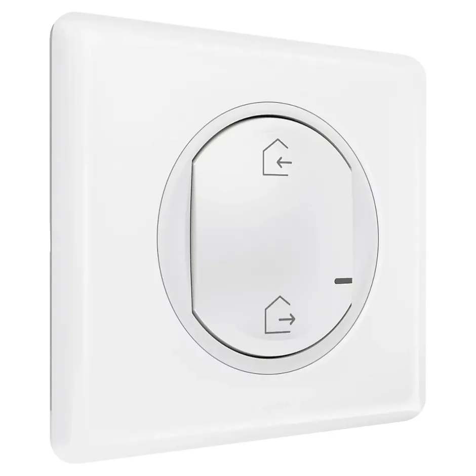 Commande générale sans fil Départ/Arrivée pour installation connectée Céliane with Netatmo blanc-Legrand Discount