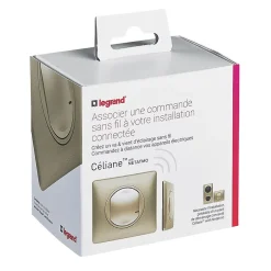 Commande sans fil Céliane with Netatmo pour éclairage ou prise connectée ou micromodule titane-Legrand Hot