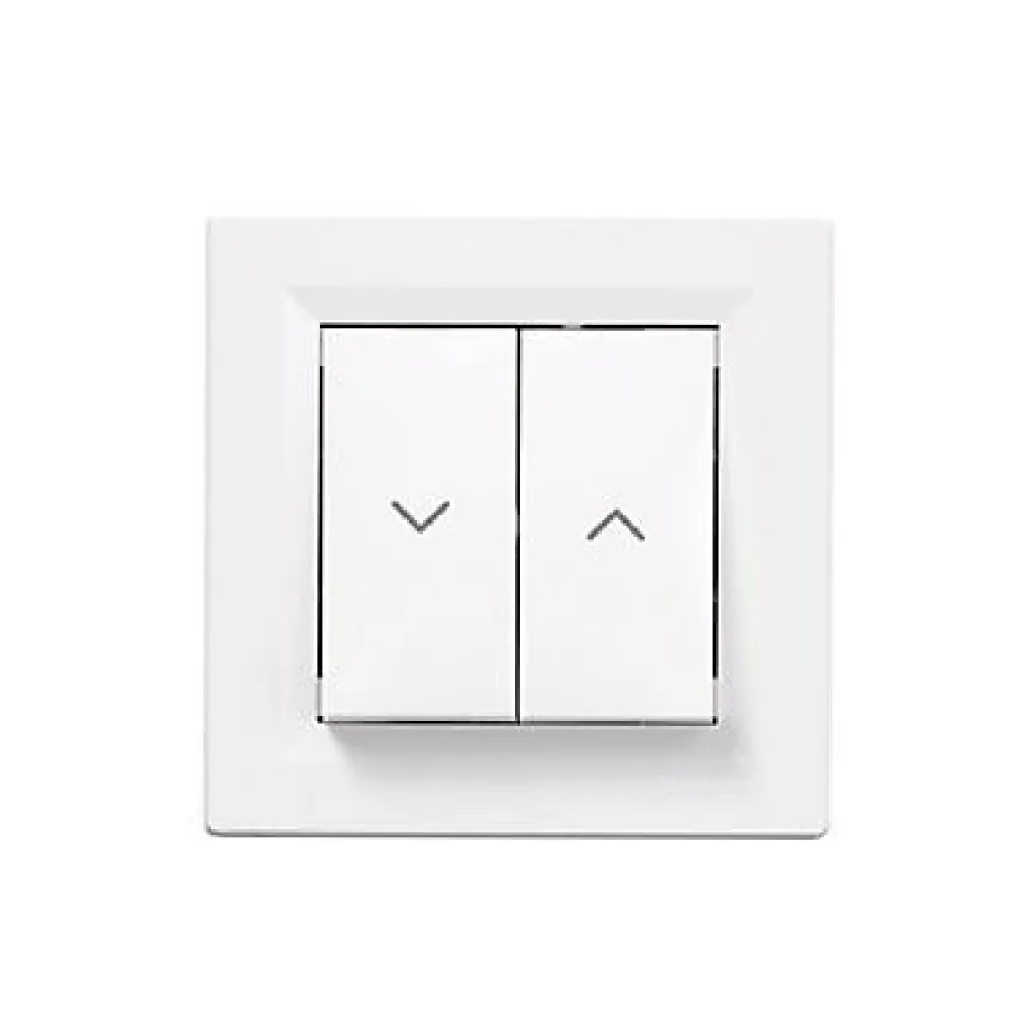 Commande volet roulant 2 boutons complet Asfora blanc^Schneider electric Outlet