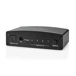 Commutateur audio Toslink 4 Ports-Nedis Outlet