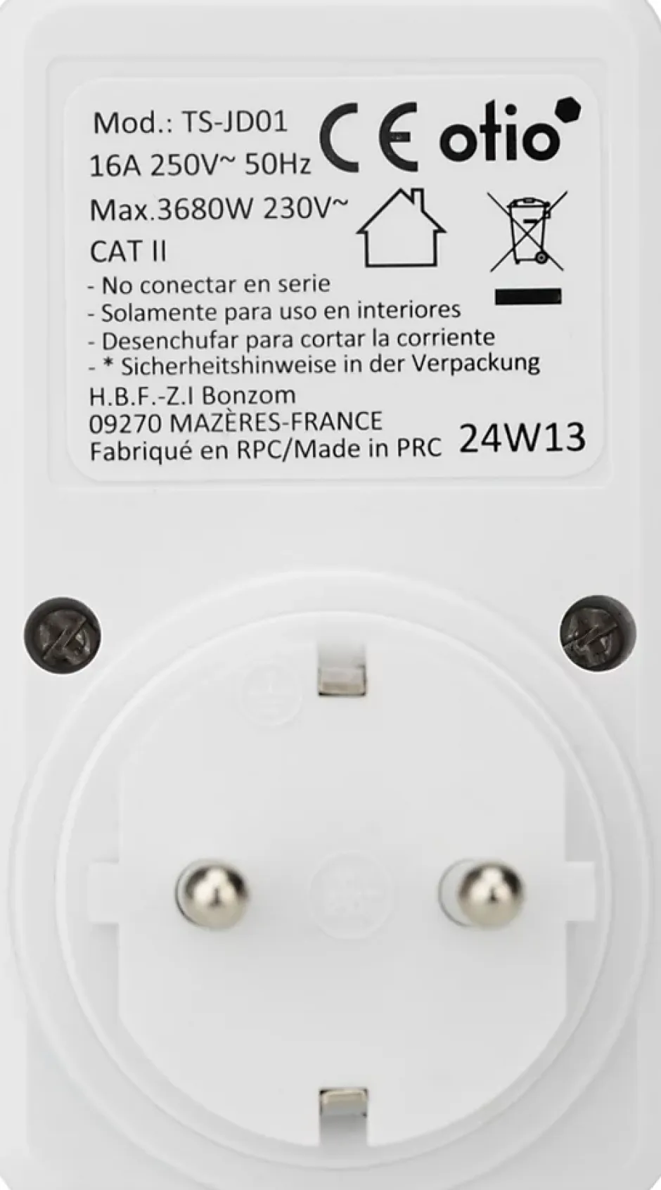 Compteur contrôle d'énergie Schuko -^Otio Sale